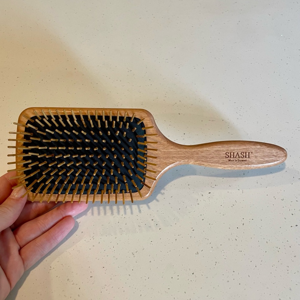 STASH Wooden Paddle Hair Brush NEW